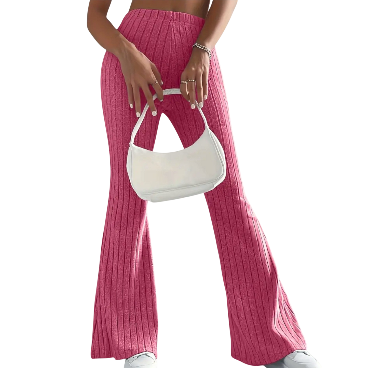 Stilværk™ | Pantaloni svasati con struttura fine