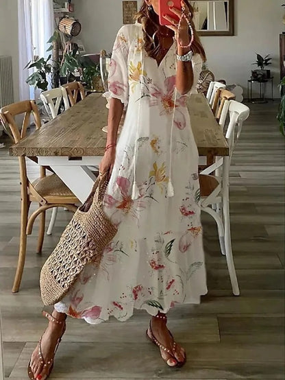 Stilværk™ | Robe Boho avec Couverture du Ventre