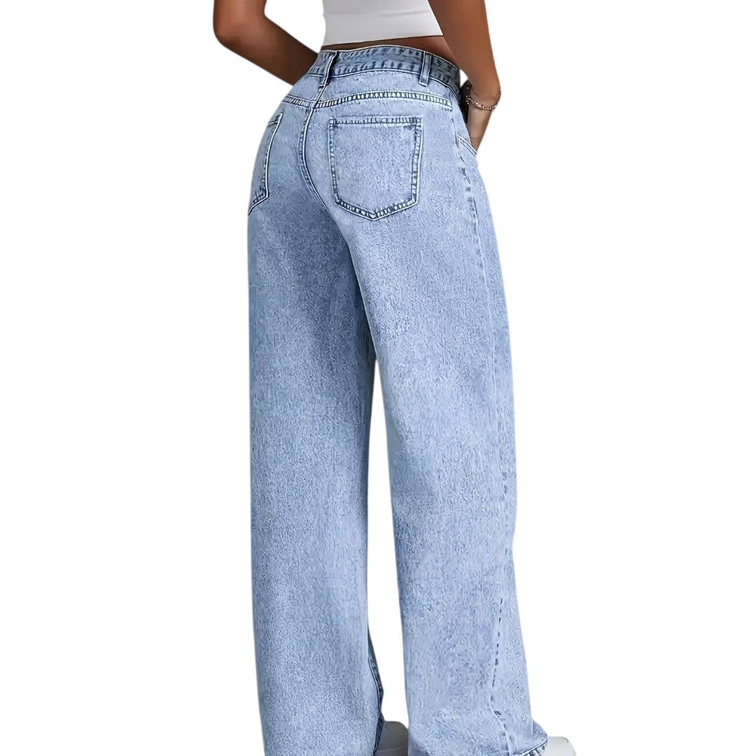 Stilværk™ | Jeans dritti larghi a gamba larga da donna