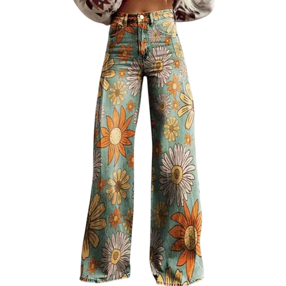 Stilværk™ | Jeans dichiarativi con motivo selvaggio