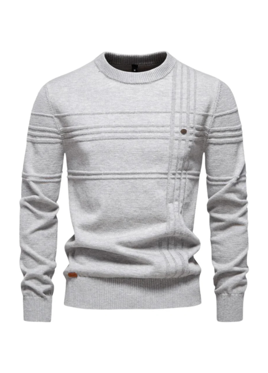 Stilværk™ | Pull élégant pour hommes avec un design à carreaux