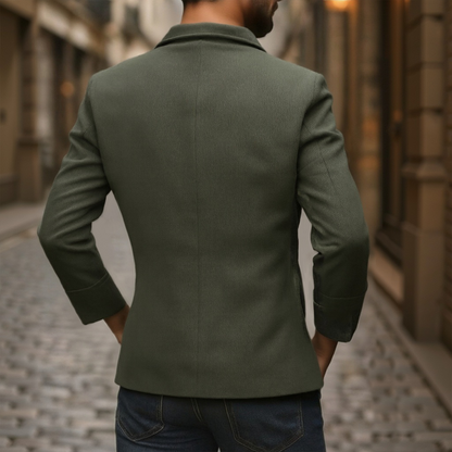 Stilværk™ | Veste en Velours Côtelé avec Col Mao