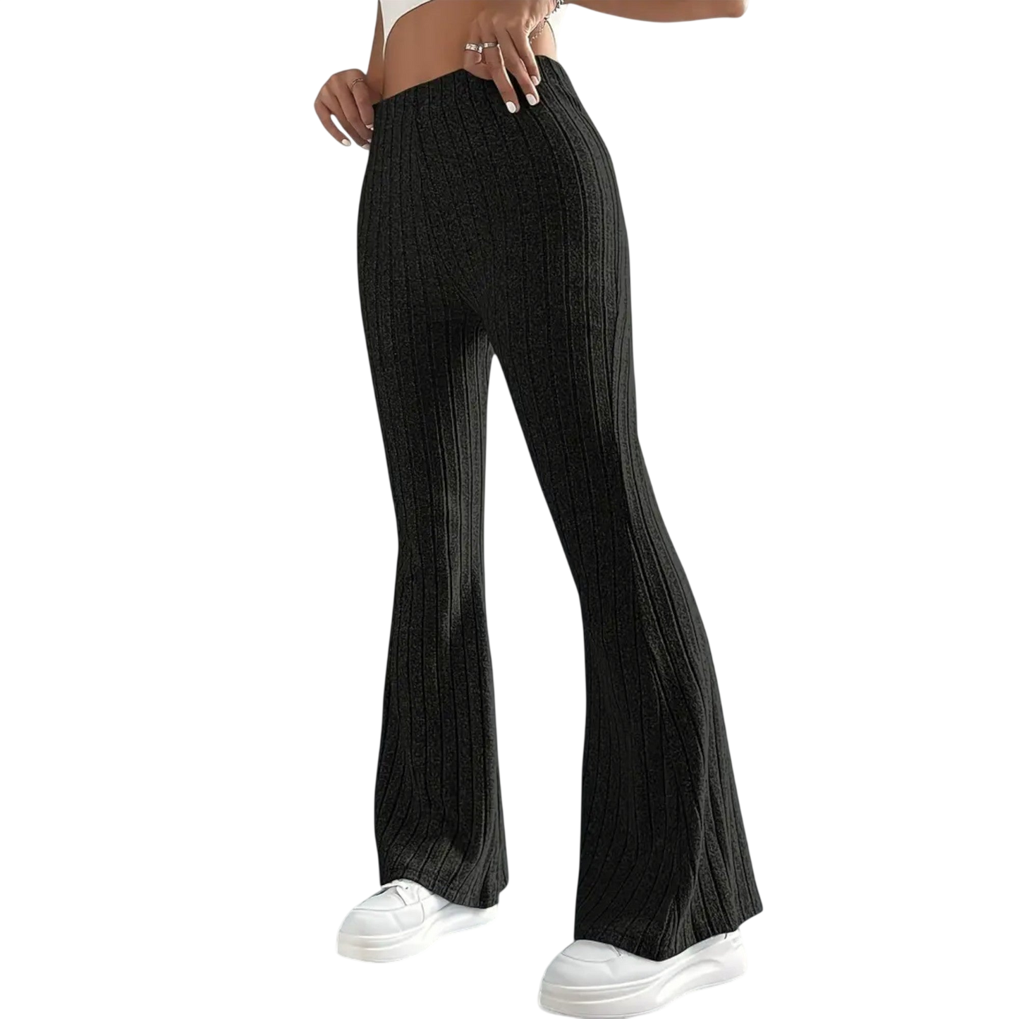 Stilværk™ | Pantaloni svasati con struttura fine