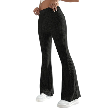 Stilværk™ | Pantaloni svasati con struttura fine