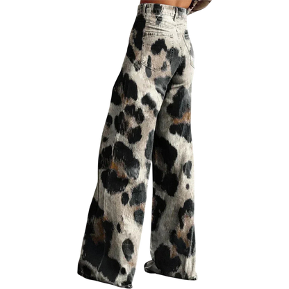 Stilværk™ | Jeans dichiarativi con motivo selvaggio