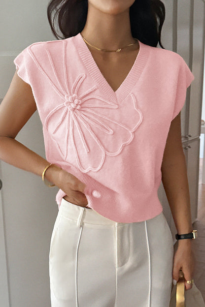 Stilværk™ | Gilet en tricot ample à col en V confortable