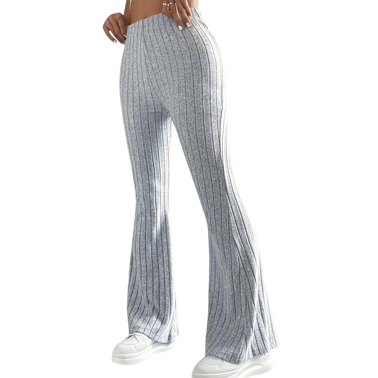 Stilværk™ | Pantaloni svasati con struttura fine