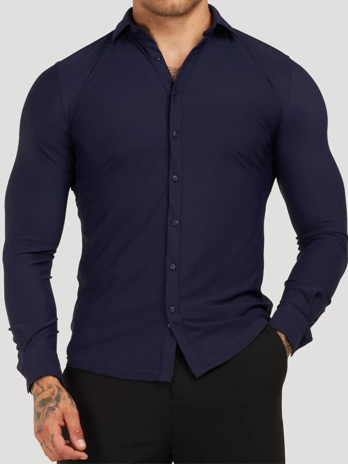 Stilværk™ | Chemise stretch sans repassage