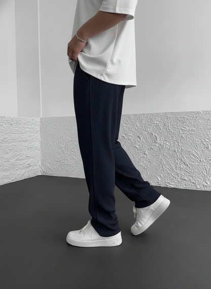 Stilværk™ | Pantalons en Tissu Côtelé à Coupe Détendue