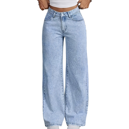 Stilværk™ | Jeans dritti larghi a gamba larga da donna