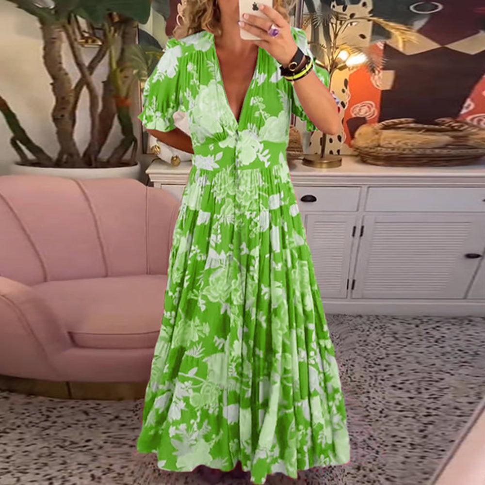 Stilværk™ | Robe Florale Vibrante