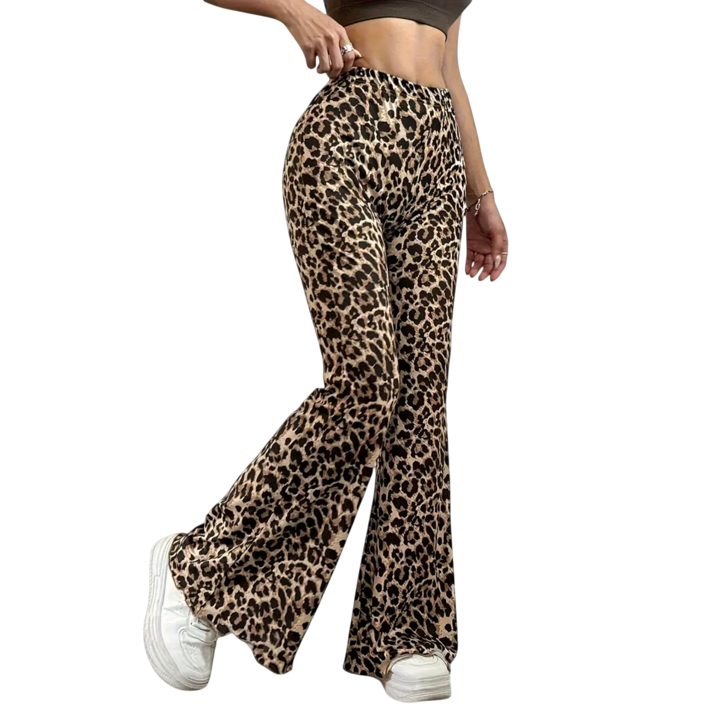 Stilværk™ | Pantaloni Bootcut Leopard