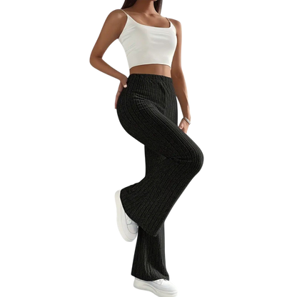 Stilværk™ | Pantaloni svasati con struttura fine