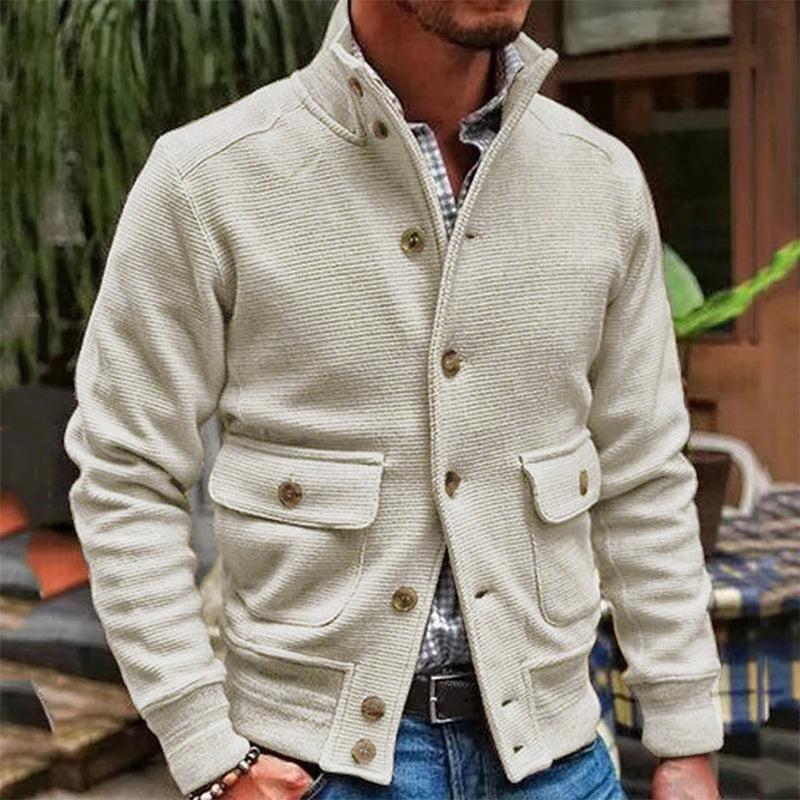 Stilværk™ | Veste à Col Montant Uni