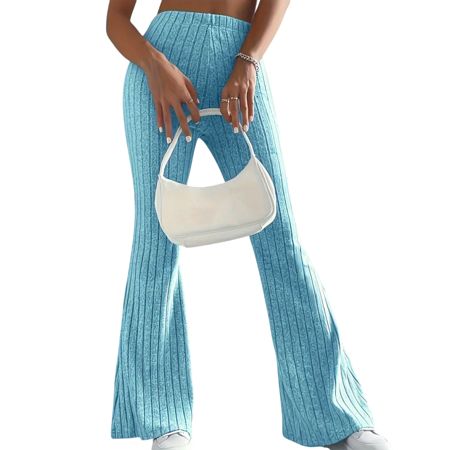 Stilværk™ | Pantaloni svasati con struttura fine