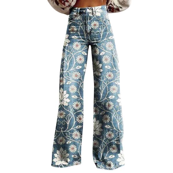Stilværk™ | Jeans dichiarativi con motivo selvaggio