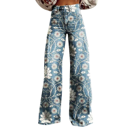 Stilværk™ | Jeans dichiarativi con motivo selvaggio