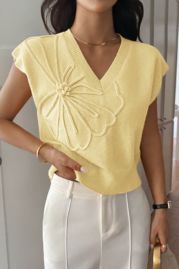 Stilværk™ | Gilet en tricot ample à col en V confortable