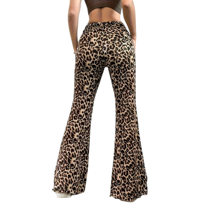 Stilværk™ | Pantaloni Bootcut Leopard