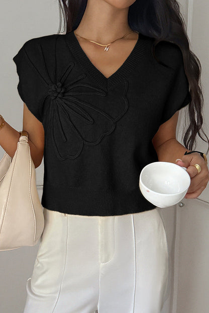 Stilværk™ | Gilet en tricot ample à col en V confortable