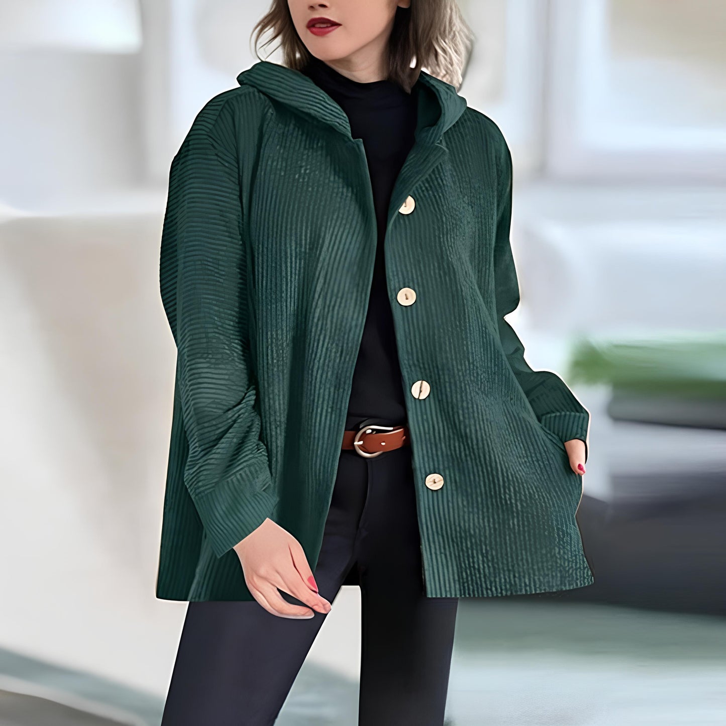 Stilværk™ | Sweat à capuche velouté décontracté pour l’automne