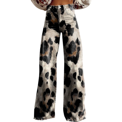 Stilværk™ | Jeans dichiarativi con motivo selvaggio