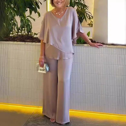 Stilværk™ | Ensemble Pantalon Large Sans Effort