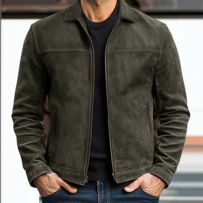 Stilværk™ | Veste en Cuir à Fermeture Éclair Classique