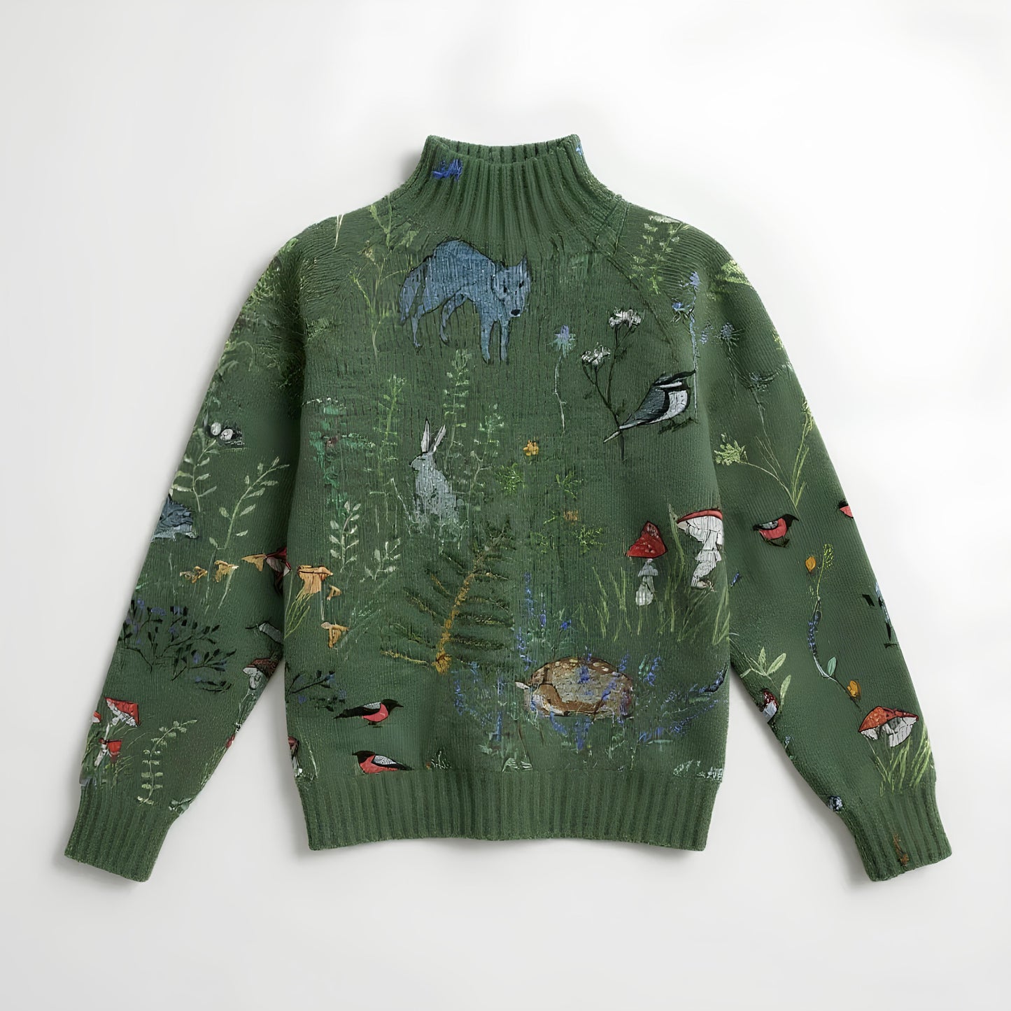 Stilværk™ | Pull enchanteur à motif forestier inspiré par la nature