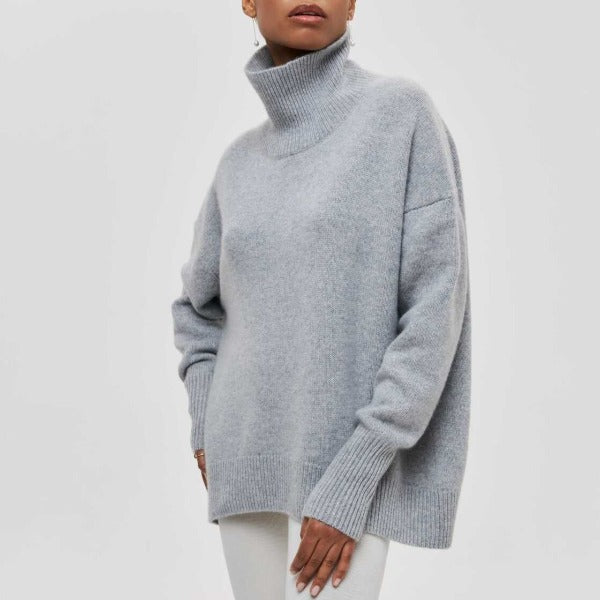 Stilværk™ | Le Pull à Col Montant Élégance allie précision