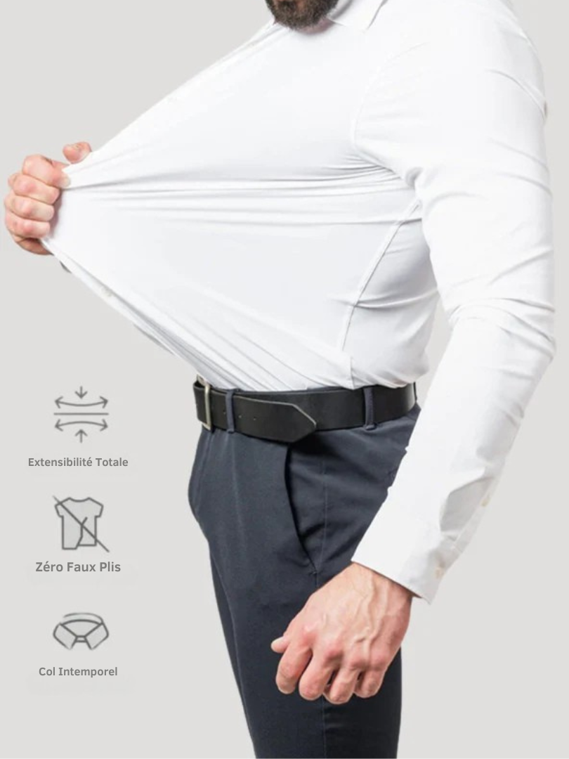 Stilværk™ | Chemise stretch sans repassage