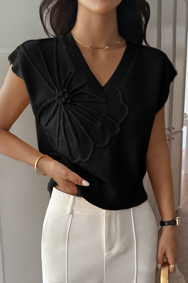 Stilværk™ | Gilet en tricot ample à col en V confortable