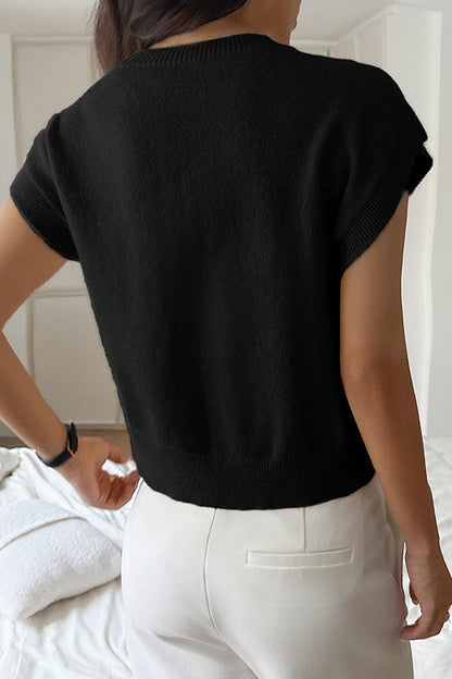 Stilværk™ | Gilet en tricot ample à col en V confortable