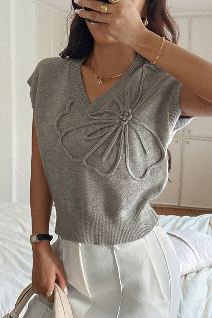 Stilværk™ | Gilet en tricot ample à col en V confortable