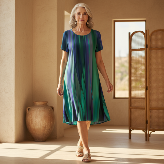 Stilværk™ | Robe Casual Boho Dégradé