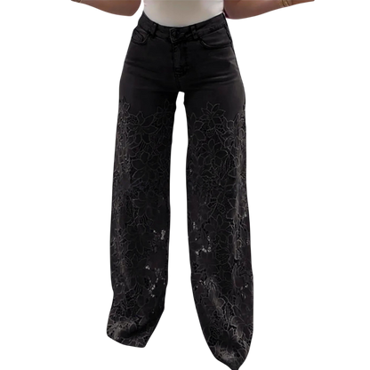 Stilværk™ | Jeans Trendy in Pizzo Patchwork